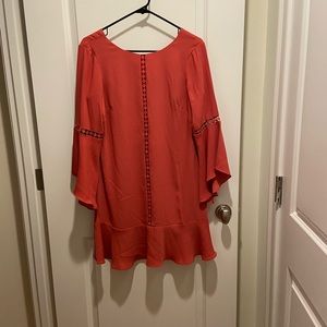 White House black market flounce dress. Lined.